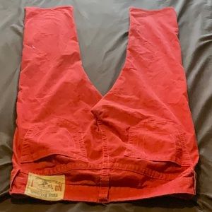 True Religion Red Corduroy Pants